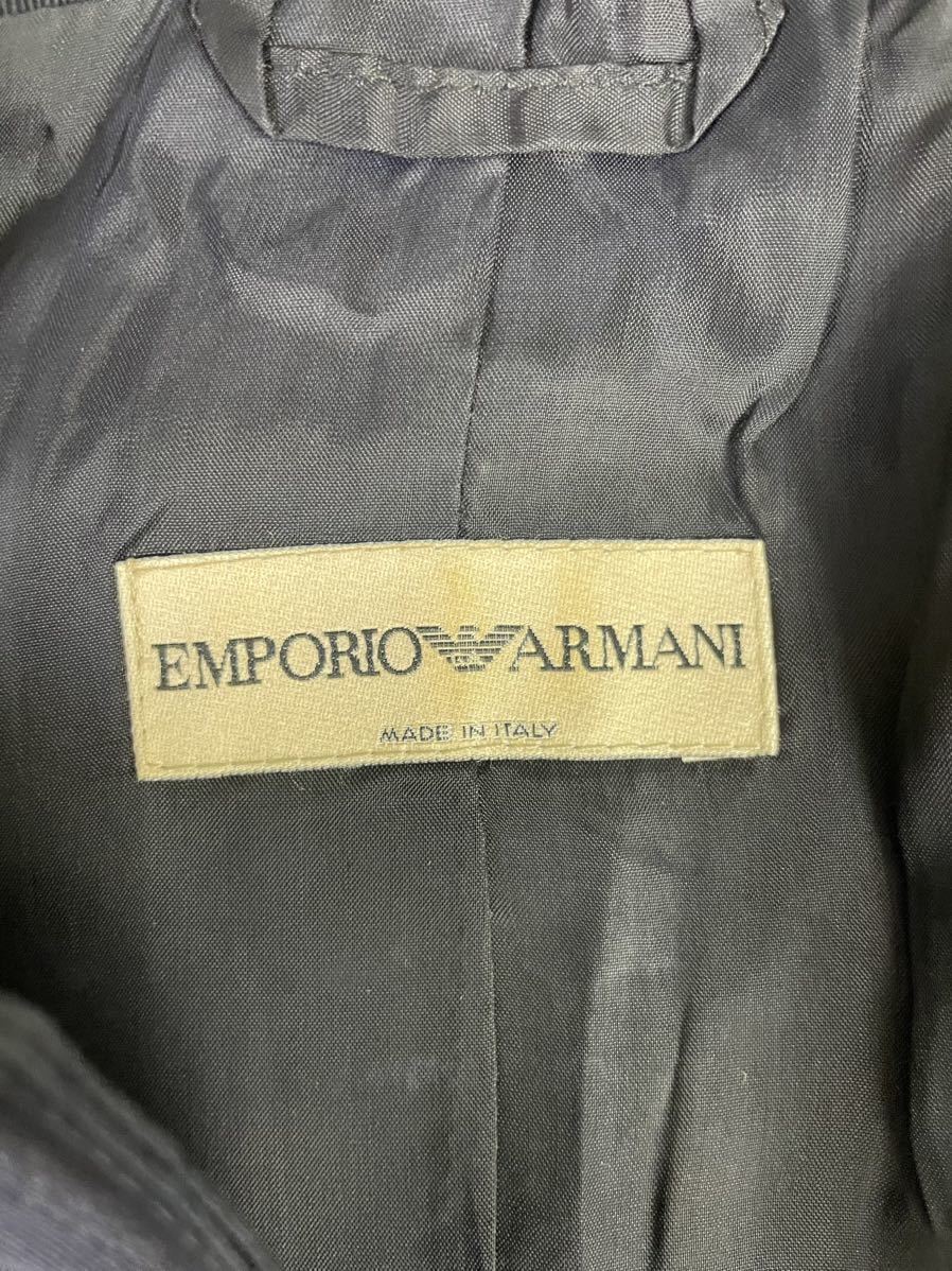 EMPORIO ARMANI エンポリオアルマーニ　レディース　ジャケット　ノーカラー変形ジャケット　ブレザー　アウター_画像3