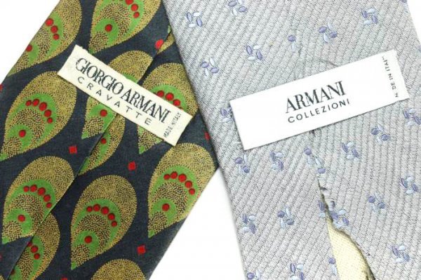 999円～ ジョルジオアルマーニ GIORGIO ARMANI エンポリオ ドット 小紋柄 メンズ ブランド ネクタイ 7点 セット まとめ売り 大量 卸 ts8344_画像3