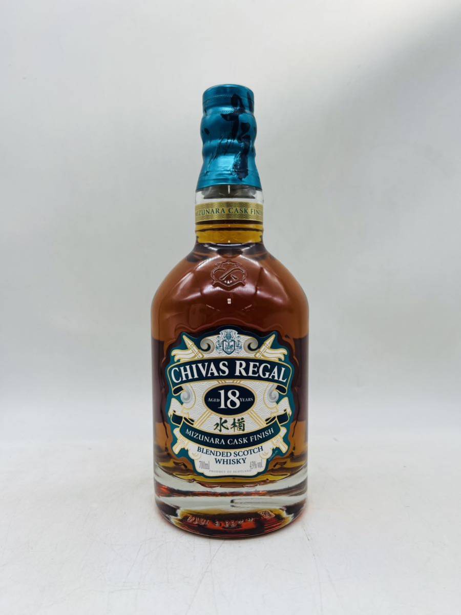 1円〜【未開栓】CHIVAS REGAL シーバスリーガル 18 年 ミズナラ カスク フィニッシュ ブレンデッド スコッチ ウイスキー 700m 43% WH37629_画像2