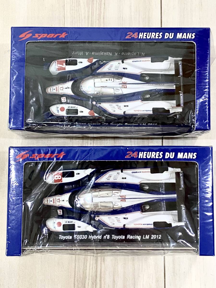 スパーク　1/43 Toyota TS030 Hybrid 2012年 ル・マン24時間レース 7号車・８号車 ２台セット トヨタ・レーシング WEC_画像1