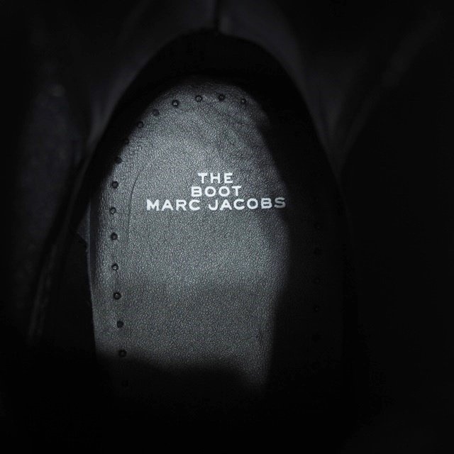 K8940P　▲MARC JACOBS マークジェイコブス▲　新品 The Stomper チェルシーブーツ ブラック 7/23.5cm 黒 サイドゴアブーツ 秋冬 rb mks_画像6