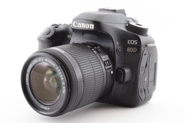 #g264★実用品★ キャノン CANON EOS 80D EF-S 18-55mm IS STMの画像3