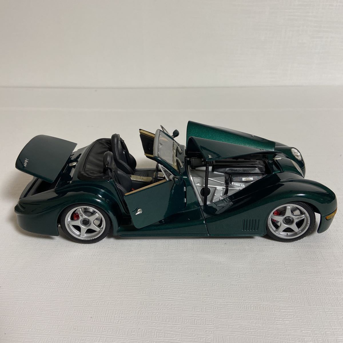 ★マイスト／MaiSto：1/18 ★モーガン エア8／Morgan Aero 8 (Green Metallic) ☆used._画像5