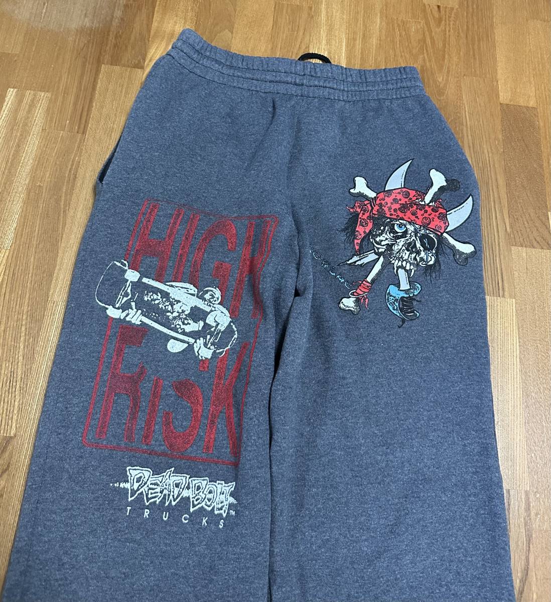 deadstock！90s zorlac sweat pants skull pirates pushead ゾーラック スウェットパンツ オリジナル 古着