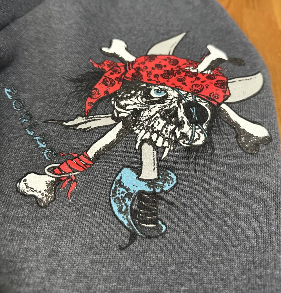 deadstock！90s zorlac sweat pants skull pirates pushead ゾーラック スウェットパンツ オリジナル 古着