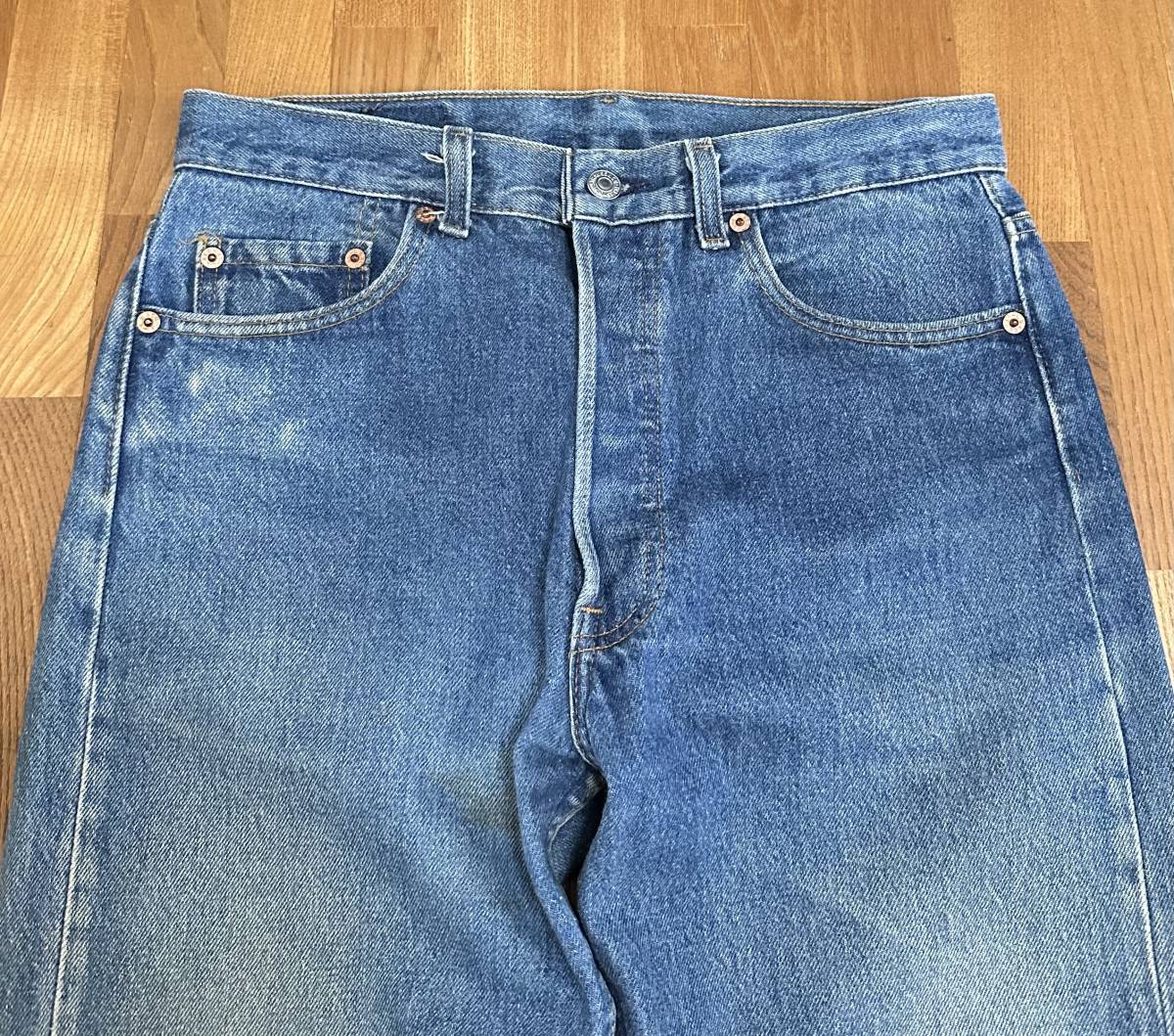 90's vintage USA製 Levi's 501xx 赤文字 デニムパンツ ヴィンテージ 91年製 古着 W31 L36