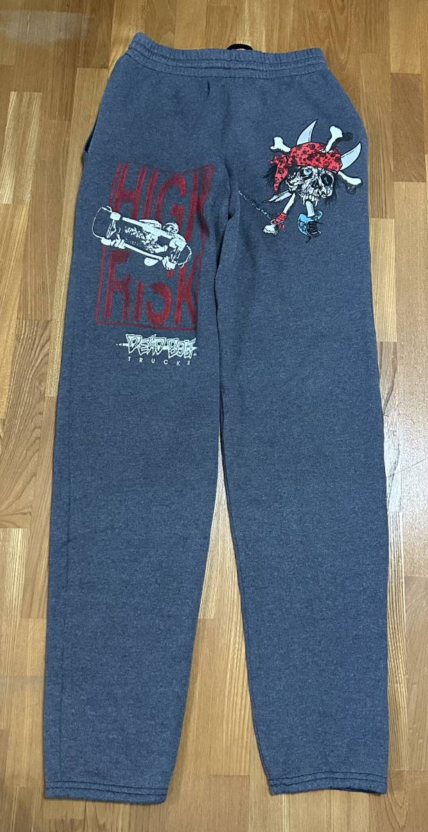 deadstock！90s zorlac sweat pants skull pirates pushead ゾーラック スウェットパンツ オリジナル 古着