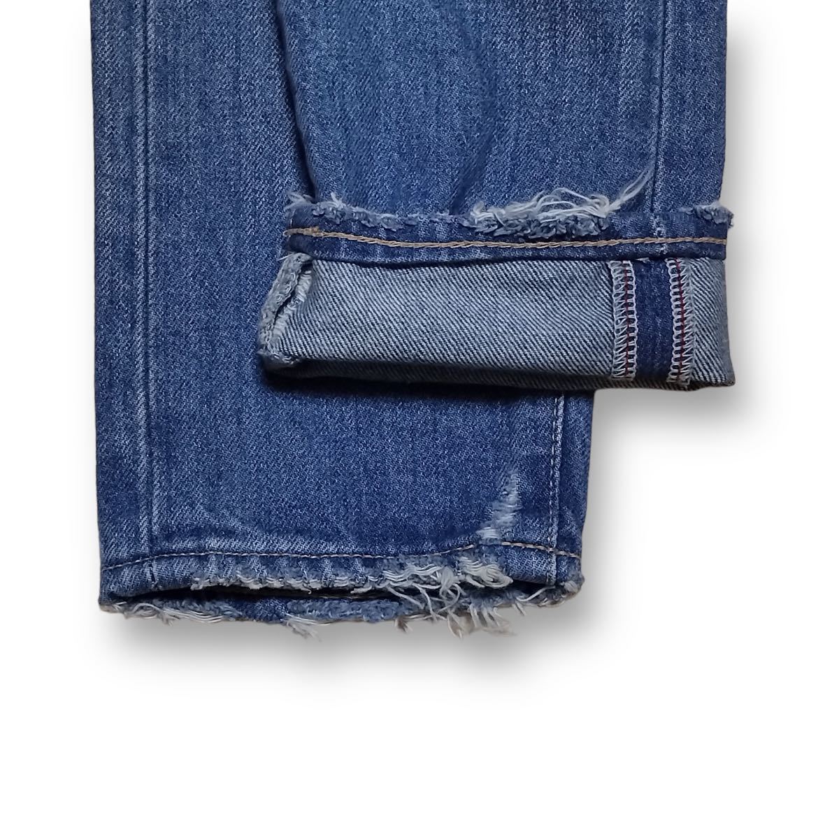 MOUSSY マウジー クラッシュデニム ダメージ加工 W24 ウエスト71cm