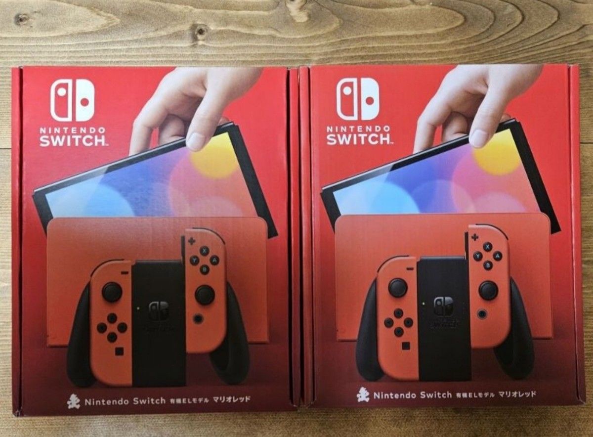 [2台･新品･保証有] Nintendo Switch 有機ELモデル マリオレッド