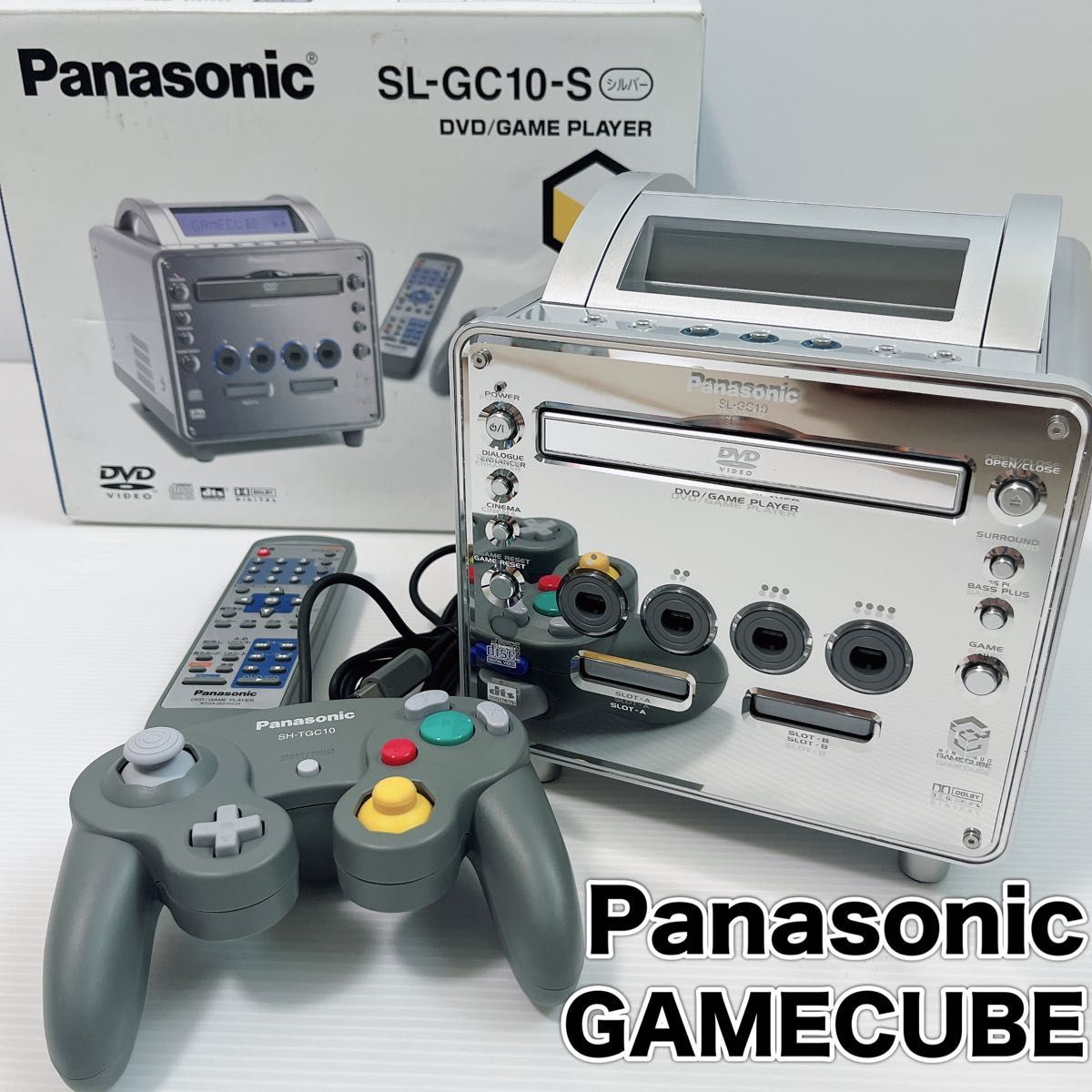 【ほぼ未使用】Panasonic パナソニック GAMECUBE Q SL-GC10-S DVD/GAME PLAYER
