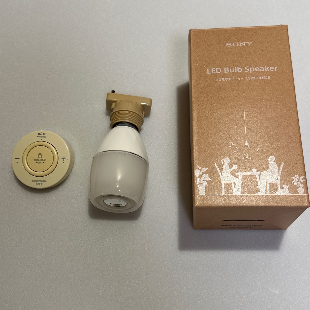 SONY ソニー LSPX-103E26 LED電球スピーカー おまけ付-