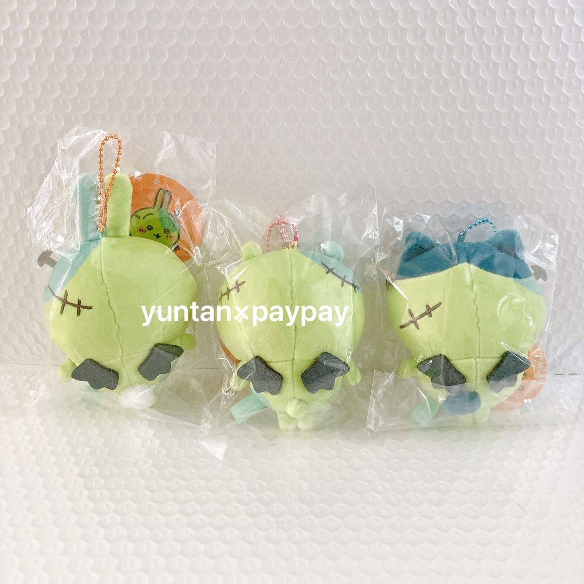ちいかわ ハロウィン 仮装たのしい~ マスコット 3点 ゾンビな ちいかわ ハロウィン 仮装たのしい~ マスコット 3点 ゾンビな