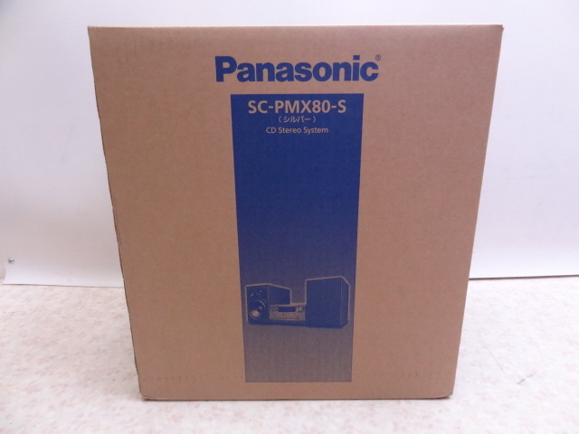  new goods * Panasonic * high-res correspondence mini component SC-PMX80 silver * CD USB Bluetooth correspondence * audio sound 1031-119