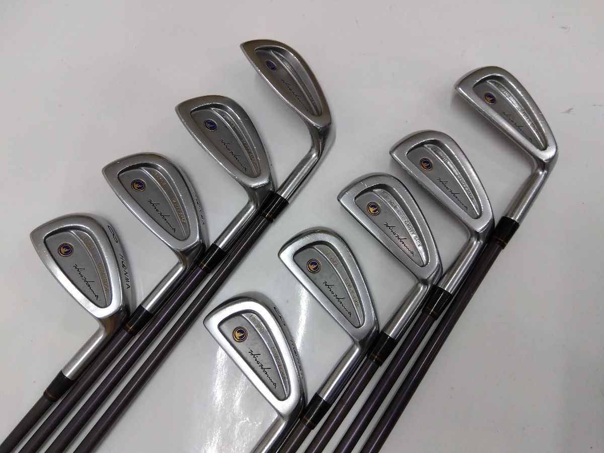 ★名器☆Honma Golf 本間ゴルフ LB-708 CAVITY 9本(3-10,S)セット flex:R-1 TITANIUM-CARBON M-30 メンズ右 LB-708キャビティ 3419267の画像1