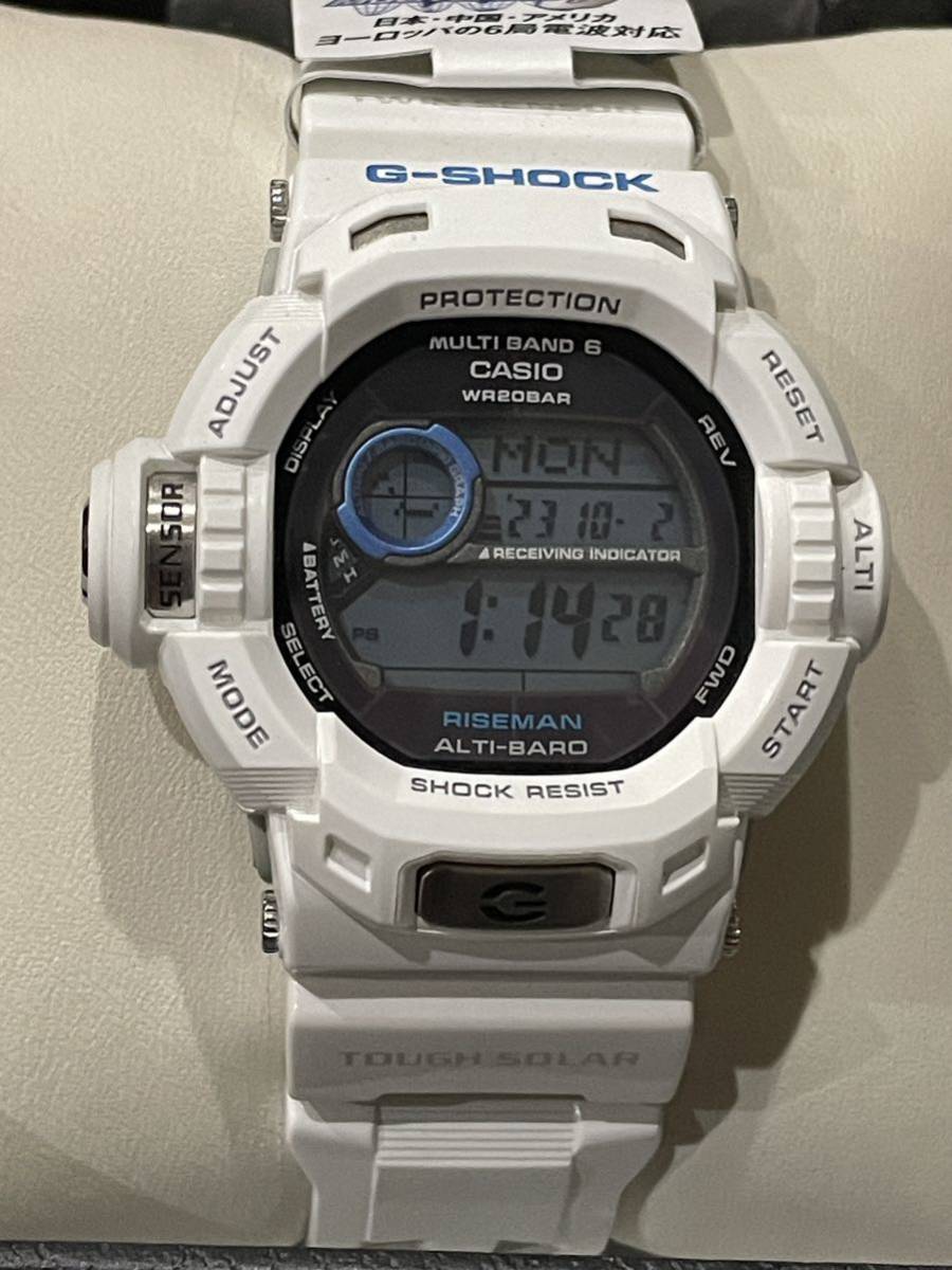 未使用完品デッドストックG-SHOCK GW-9200PJ-7JF MEN IN ICE WHITE ライズマン_画像1