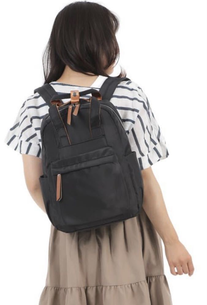 [ new goods ] black light .. waterproof rucksack Korea A4 correspondence high capacity cushion backpack 