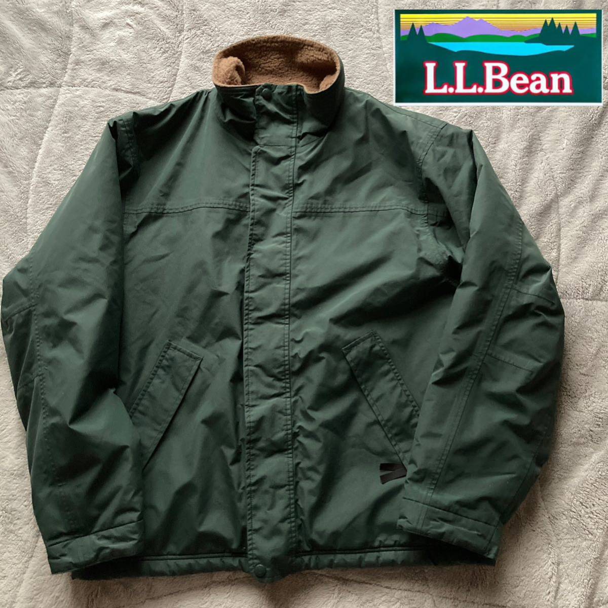 お気に入りの 希少 L.L.Bean グリーン M ゴアテックス ウォームアップ