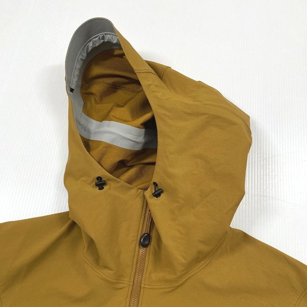 【美品 国内正規品】ARC'TERYX アークテリクス Gamma LT Hoody ガンマ LT フーディ S マスタードイエロー マウンテンパーカー ジャケット_画像3