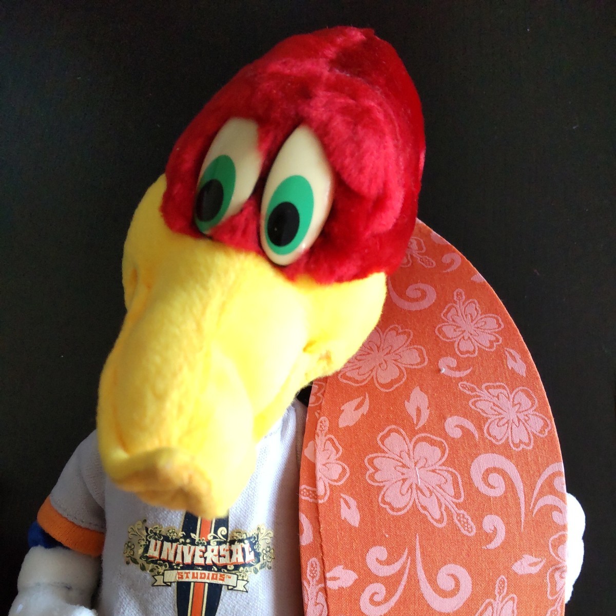 2310 USJ woody Woodpecker soft toy surfing 