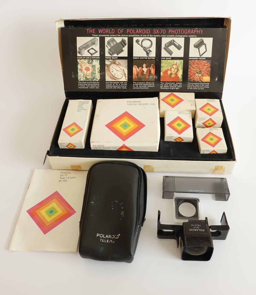 内祝い】 Polaroid アクセサリーキット for 70用 sx SX-70【超レア