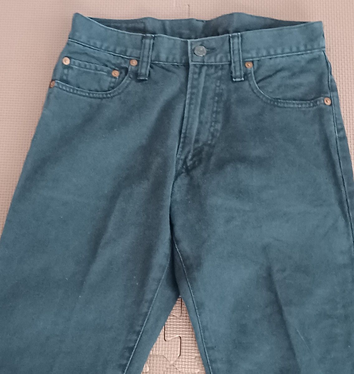 DENIME　ブラックジーンズ　SIZE30 　　赤耳