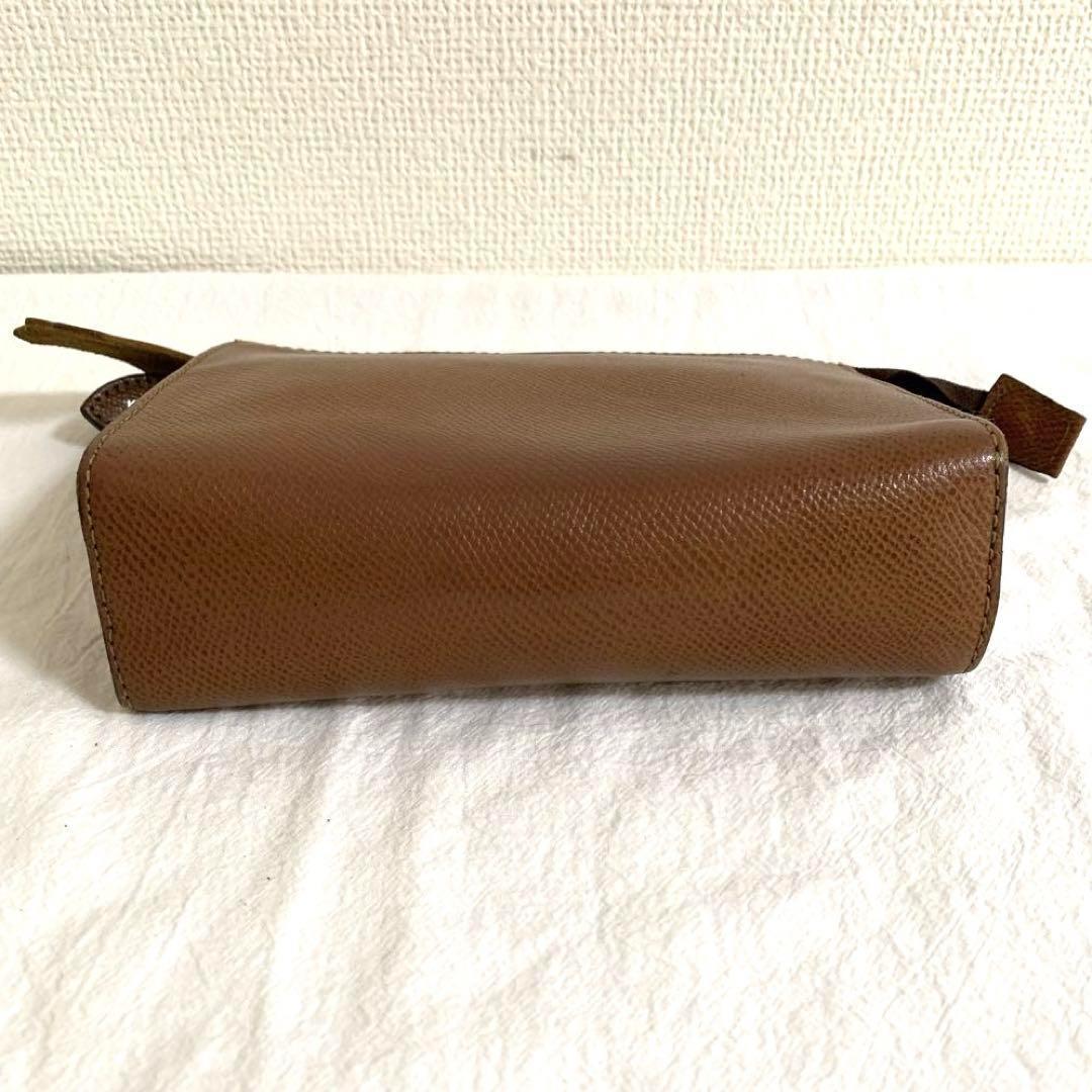 renoma レノマ 本革 ミニクラッチバッグ セカンドバッグ ポーチ