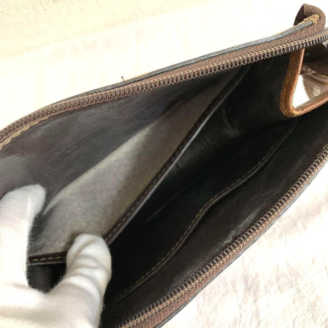 renoma レノマ 本革 ミニクラッチバッグ セカンドバッグ ポーチ