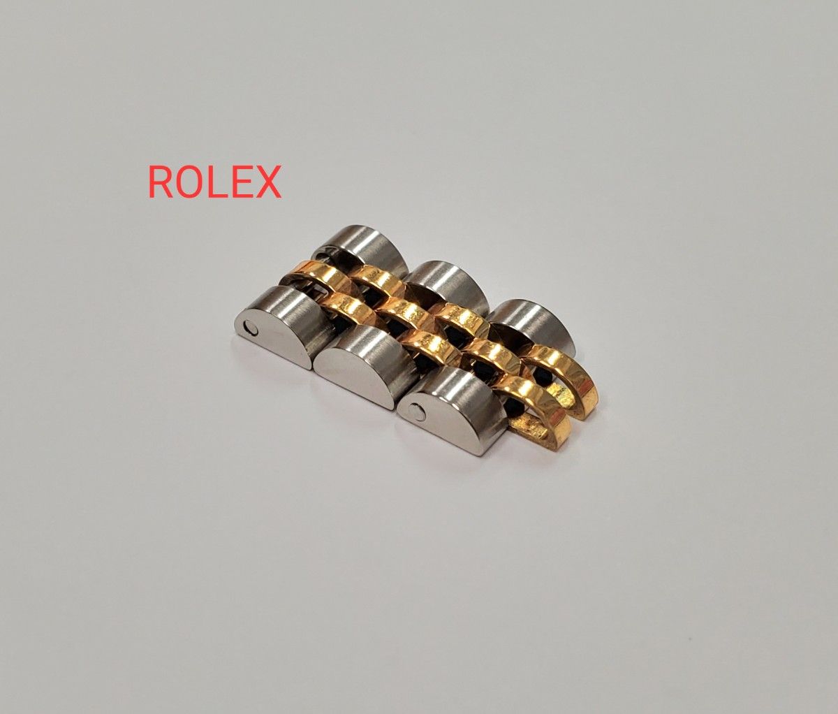 4 ROLEX ロレックス コマ 金属ベルト ブレス 金無垢 - 時計