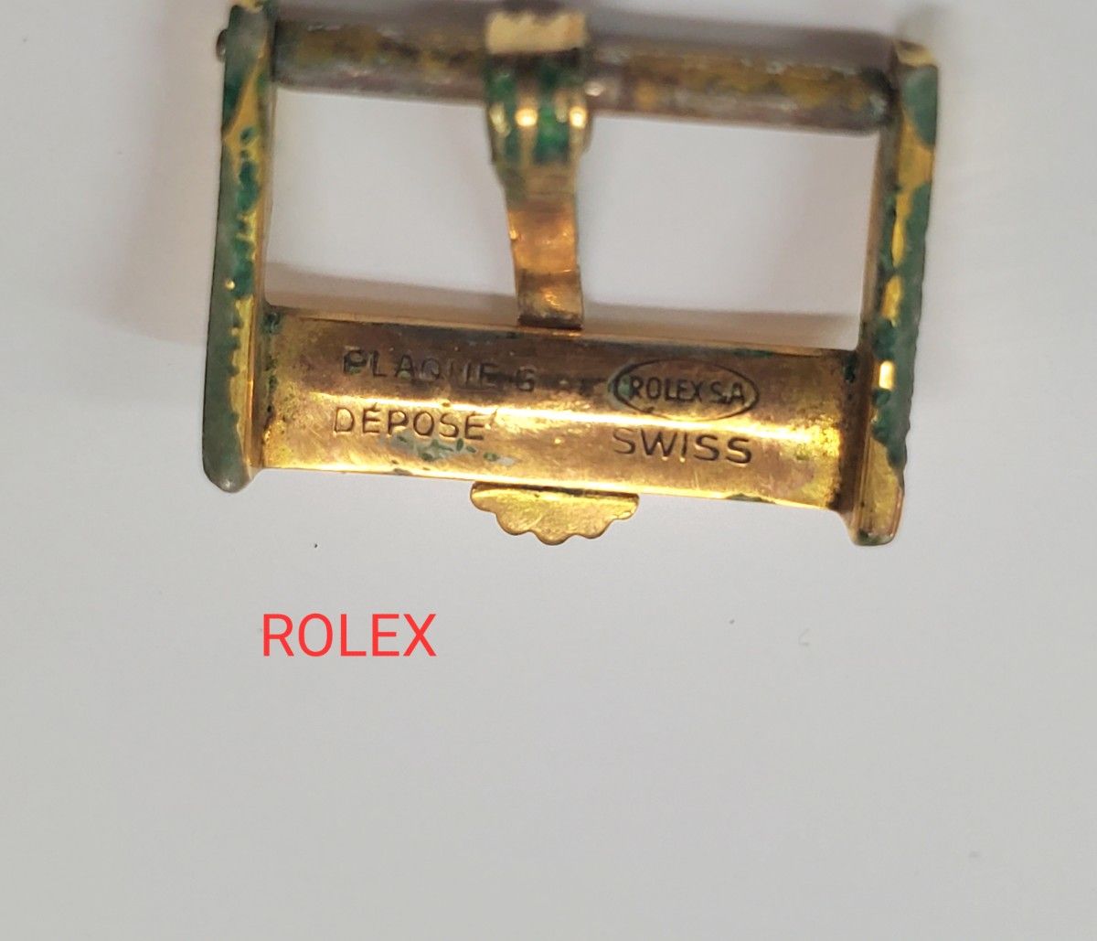 ROLEX 純正 尾錠 激レア 1950年代 希少 メトロポリタン ロレックス ゴールドカラー ベルト パーツ メンズ 腕時計