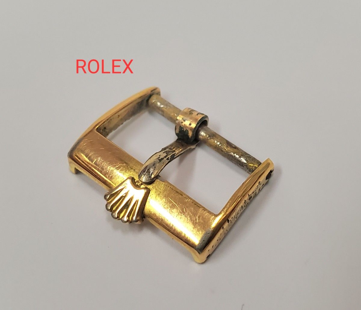 ROLEX 純正 尾錠 激レア 1950年代 希少 メトロポリタン ロレックス ゴールドカラー ベルト パーツ メンズ 腕時計