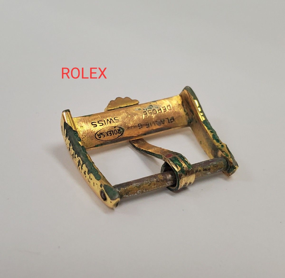 ROLEX 純正 尾錠 激レア 1950年代 希少 メトロポリタン ロレックス ゴールドカラー ベルト パーツ メンズ 腕時計