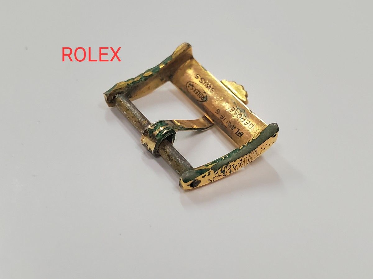 ROLEX 純正 尾錠 激レア 1950年代 希少 メトロポリタン ロレックス ゴールドカラー ベルト パーツ メンズ 腕時計