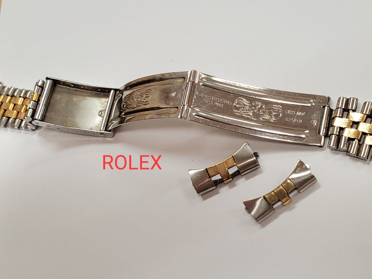 【 大感謝セール】 SS YG ジュビリーブレス ROLEX コンビ メンズ ベルト 純正品 ベルト、ブレスレット