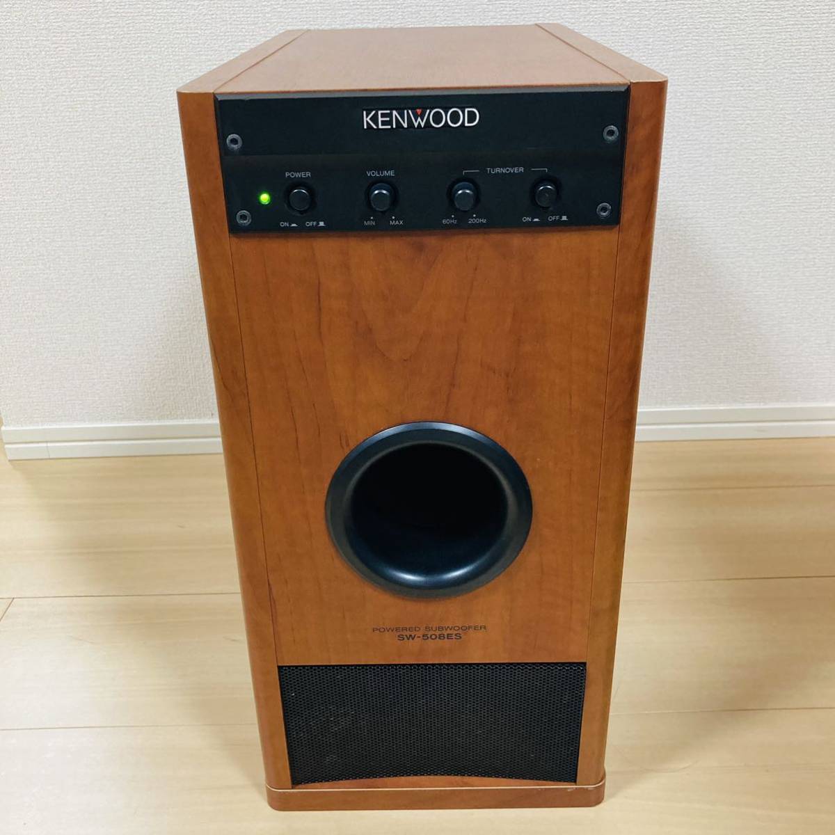 良品 KENWOOD ケンウッド SW-508ES パワードサブウーファー(オーディオ