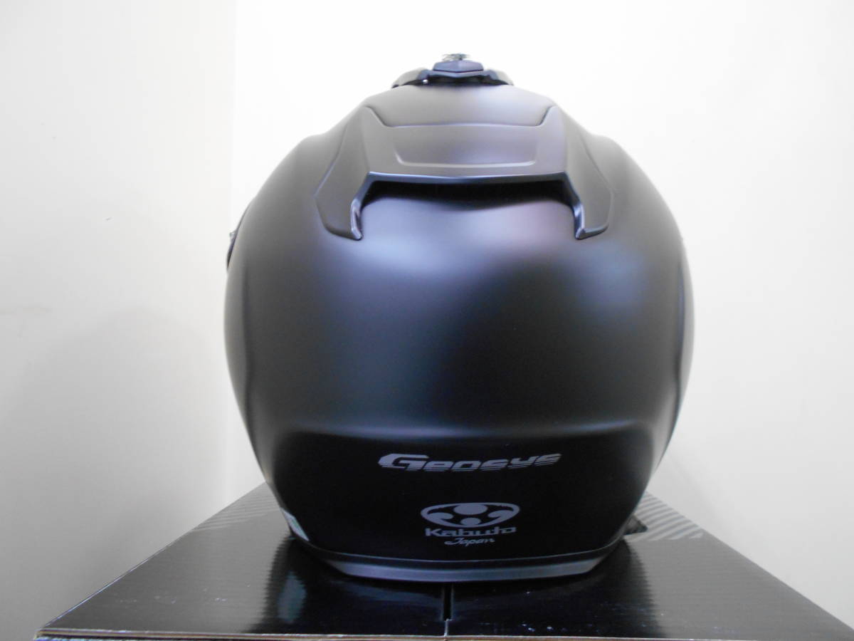  new goods KABUTO GEOSYS M size Flat black off-road helmet OGKo-ji- cage osisFLAT BLACK Kabuto 