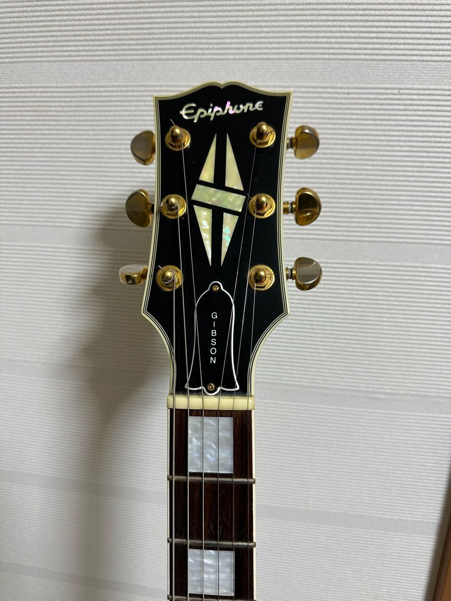 Epiphone by Gibson Japan 日本製 レスポールカスタム 白 ハード Epiphone by Gibson Japan 日本製 レスポールカスタム 白 ハード