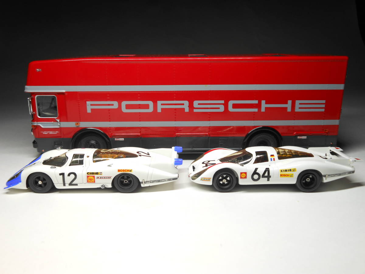 プロバンス 1/43 ポルシェ 908LH＋スターター 917LH＋プレミアム・クラシック ベンツ・トランスポーター 3台セット_って感じですかネ