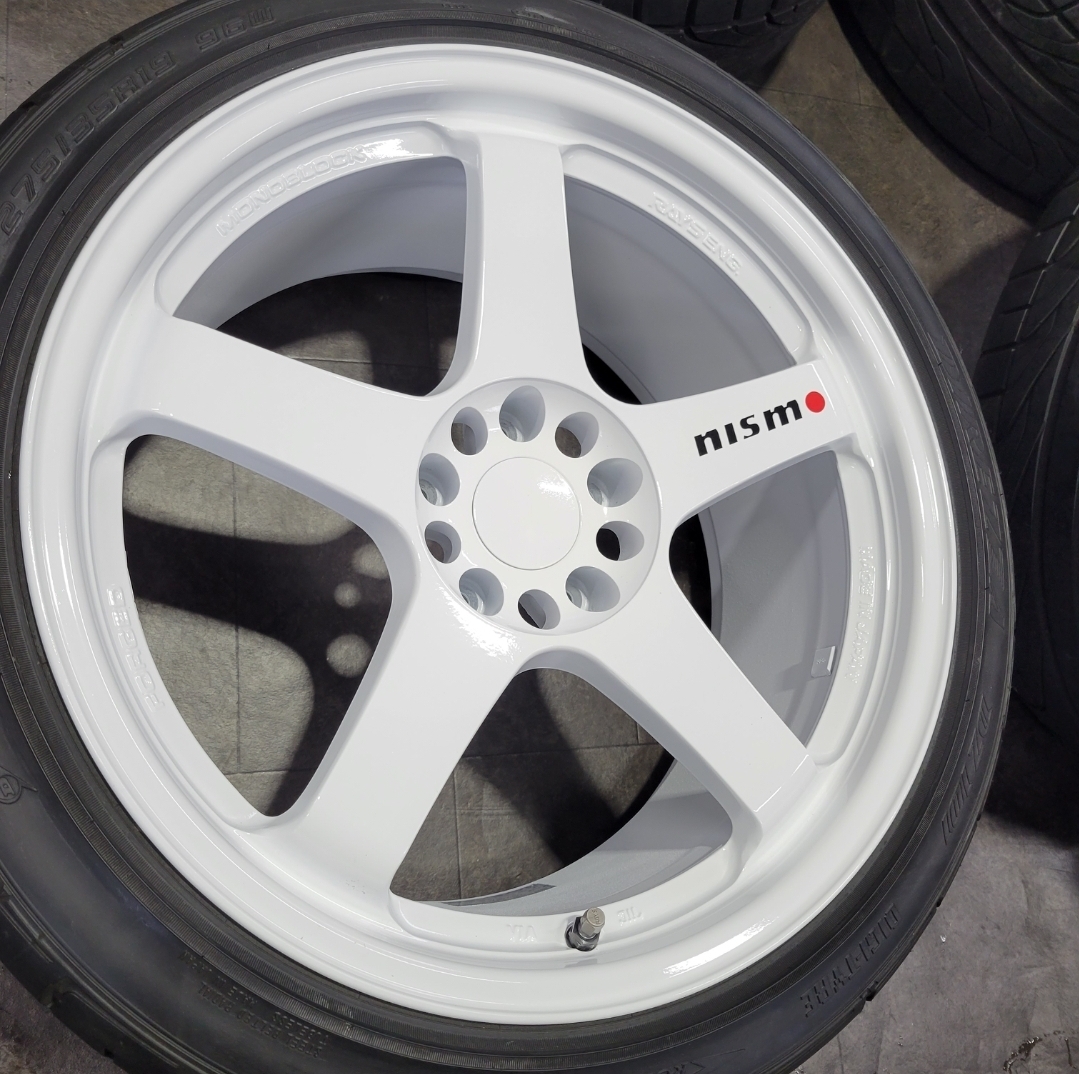 【美品】当時物 ニスモ LMGT4 鍛造品 NISMO 9.５Ｊ8.5Ｊ GTR/GT-R/BNR32/BCNR33/BNR34/シルビア/チェイサー他車PCD114.3 LM GT4_画像10