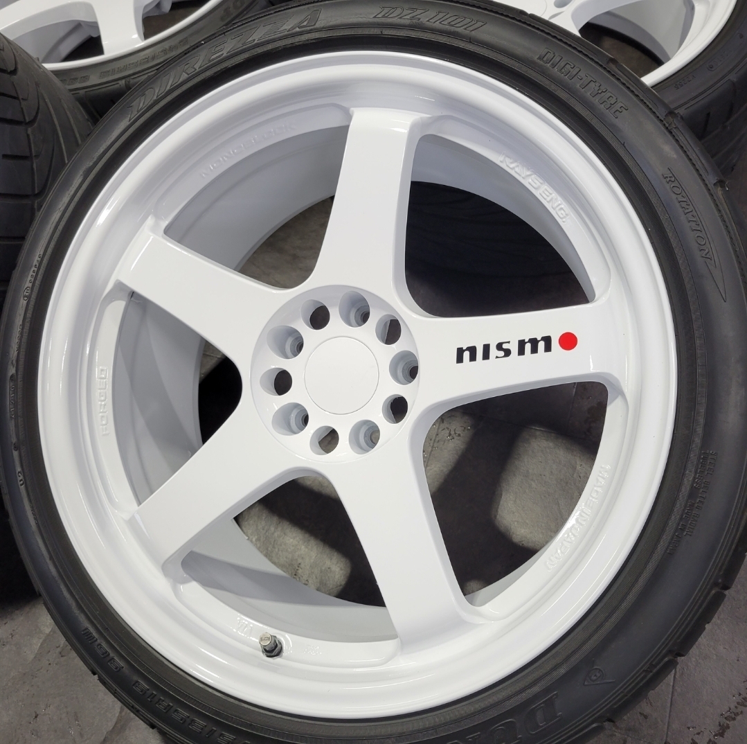 【美品】当時物 ニスモ LMGT4 鍛造品 NISMO 9.５Ｊ8.5Ｊ GTR/GT-R/BNR32/BCNR33/BNR34/シルビア/チェイサー他車PCD114.3 LM GT4_画像3