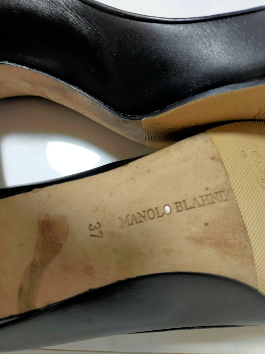  Manolo Blahnik po Inte dotu pumps black 37