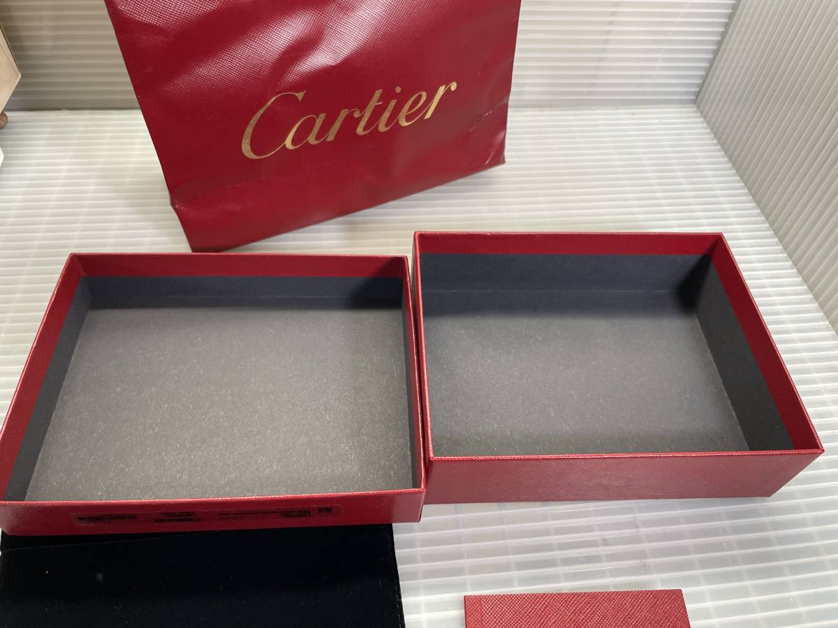 Cartier カルティエ 空箱 財布 布ケース リボン_画像3