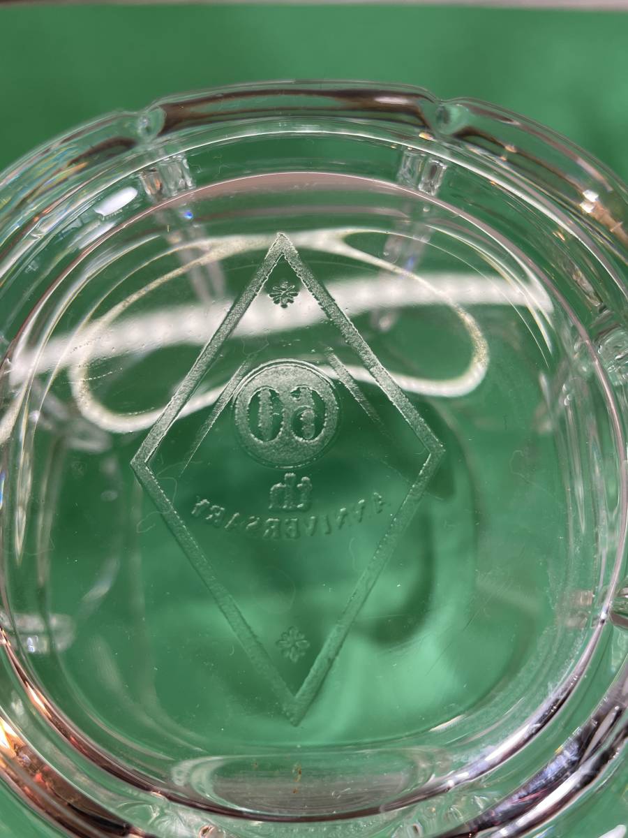 サントリー 角瓶 アイスペール ロックグラス×2 60周年 非売品『我ら、角瓶党』クリスタル亀甲 _画像5