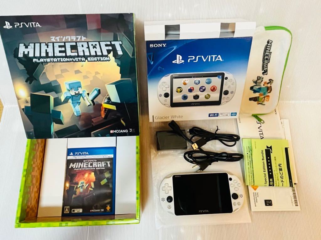 ☆動作確認のみ　新品同様　PS Vita マインクラフト　スペシャルエディション Vita Minecraft Special Edition  PCHJ-10031　送料無料☆