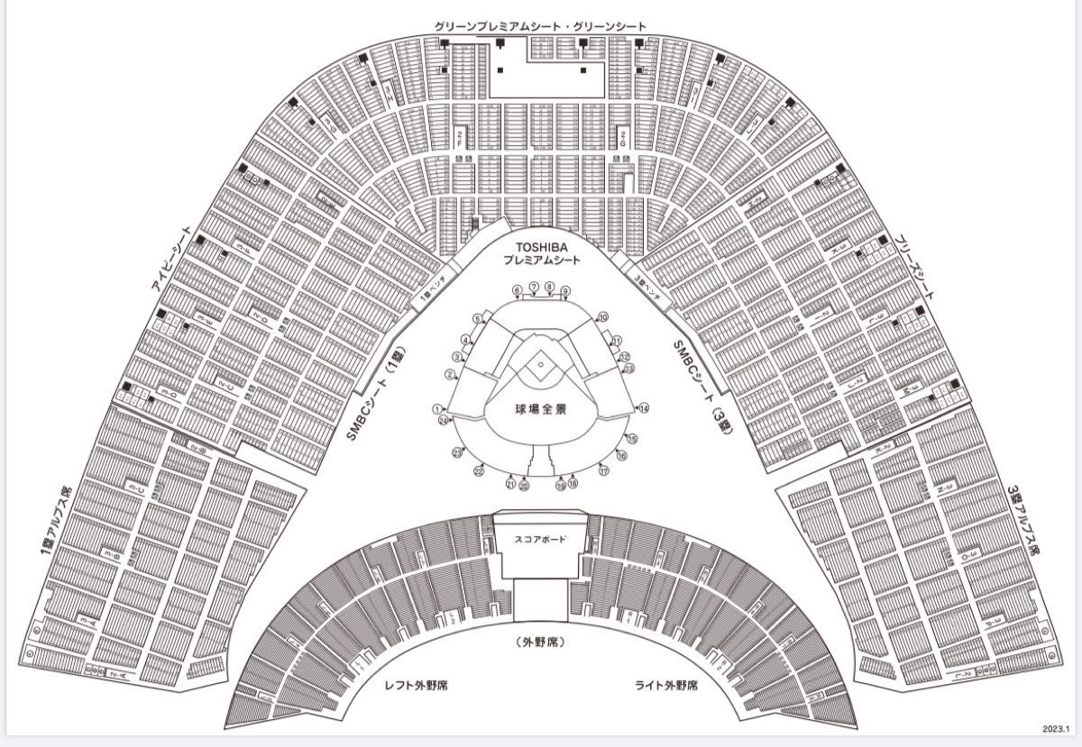 日本シリーズ 2023 阪神vsオリックス 第三戦 チケット ライト席 日本シリーズ 2023 阪神vsオリックス 第三戦 チケット ライト席