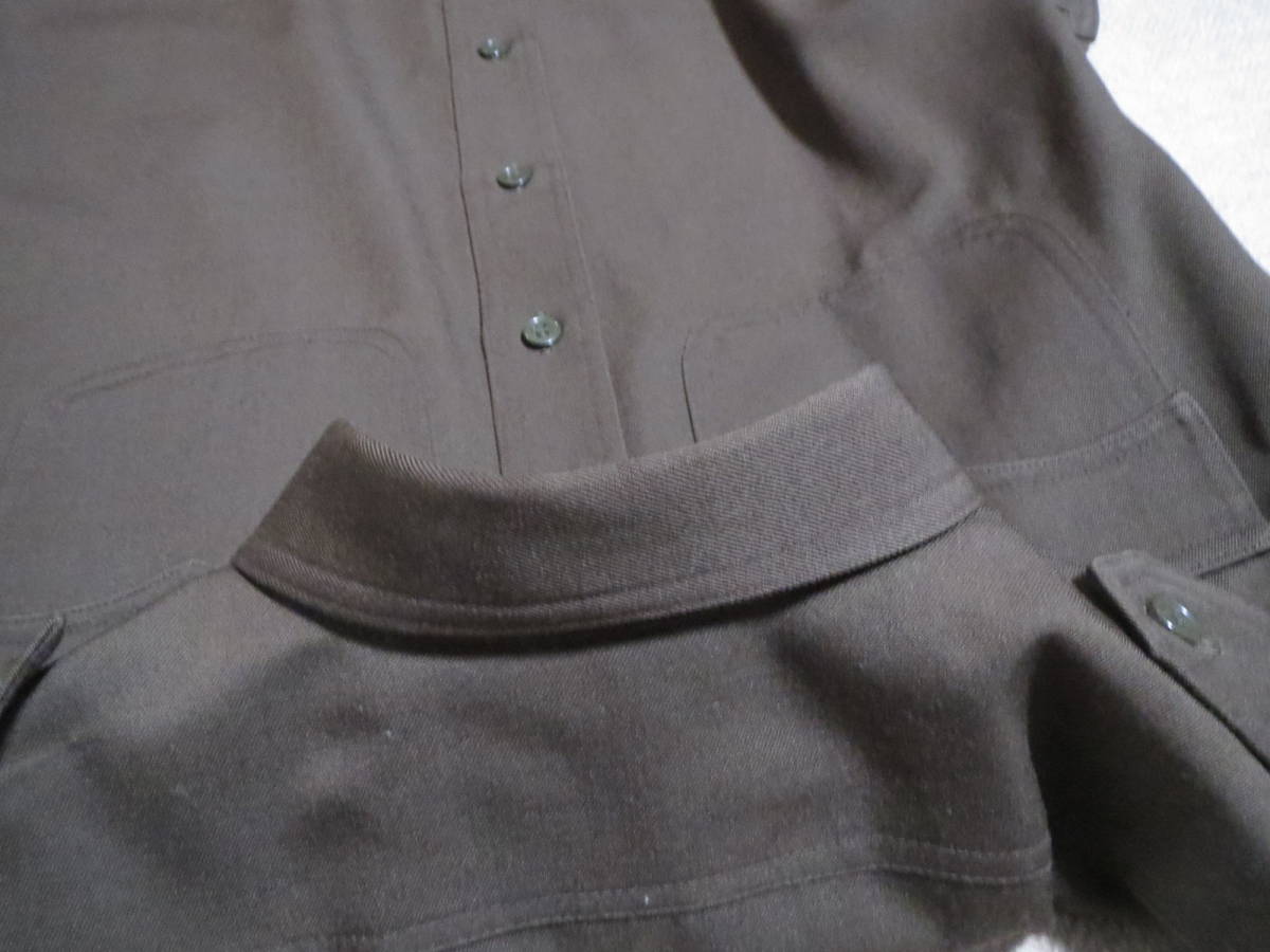 ＷＷⅡ　米軍ＡＡＦ　オフィサーズシャツ(ウール・ギャバジン)復刻品・中古　おまけ有り_擦れは外側からは見えません