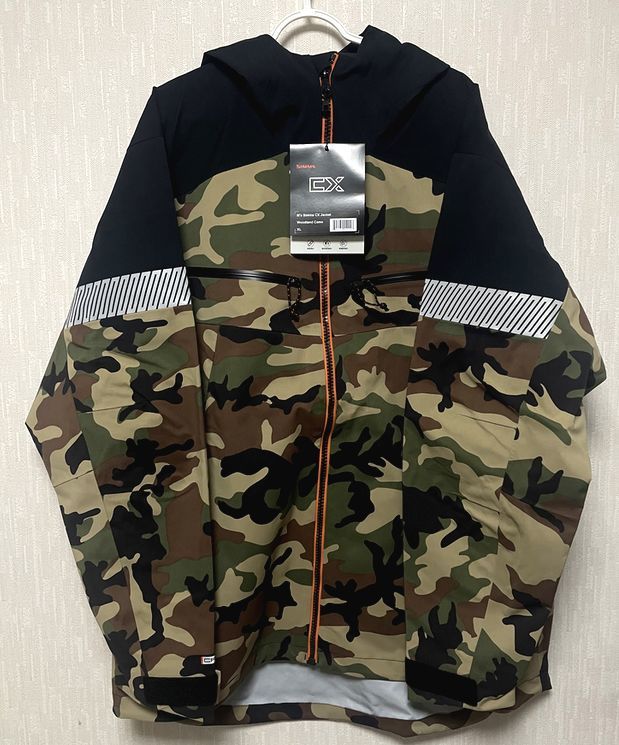 Simms CX Jacket XL Woodland Camo シムス ジャケット カモ 迷彩 Simms CX Jacket XL Woodland Camo シムス ジャケット カモ 迷彩