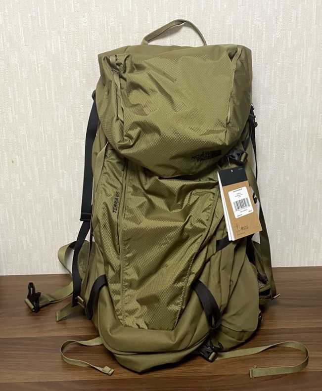 希少 THE NORTH FACE TERRA 65 S/M　Military Olive/TNF Black ザノースフェイス テラ65 バックパック ザック リュック パック