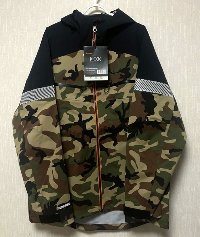 Simms CX Jacket L Woodland Camo シムス ジャケット カモ 迷彩