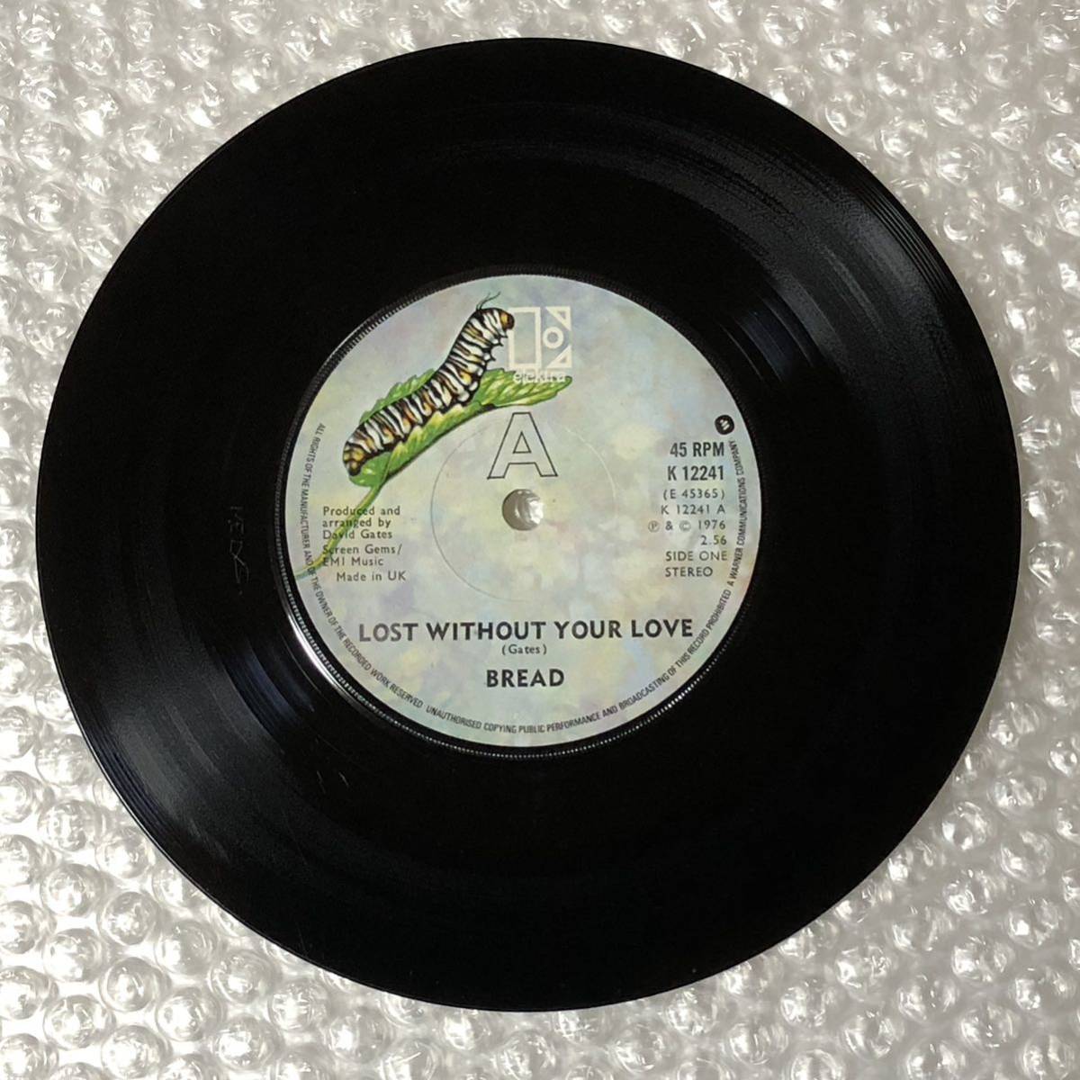 Bread / Lost Without Your Love UK Orig 7' Single_画像2