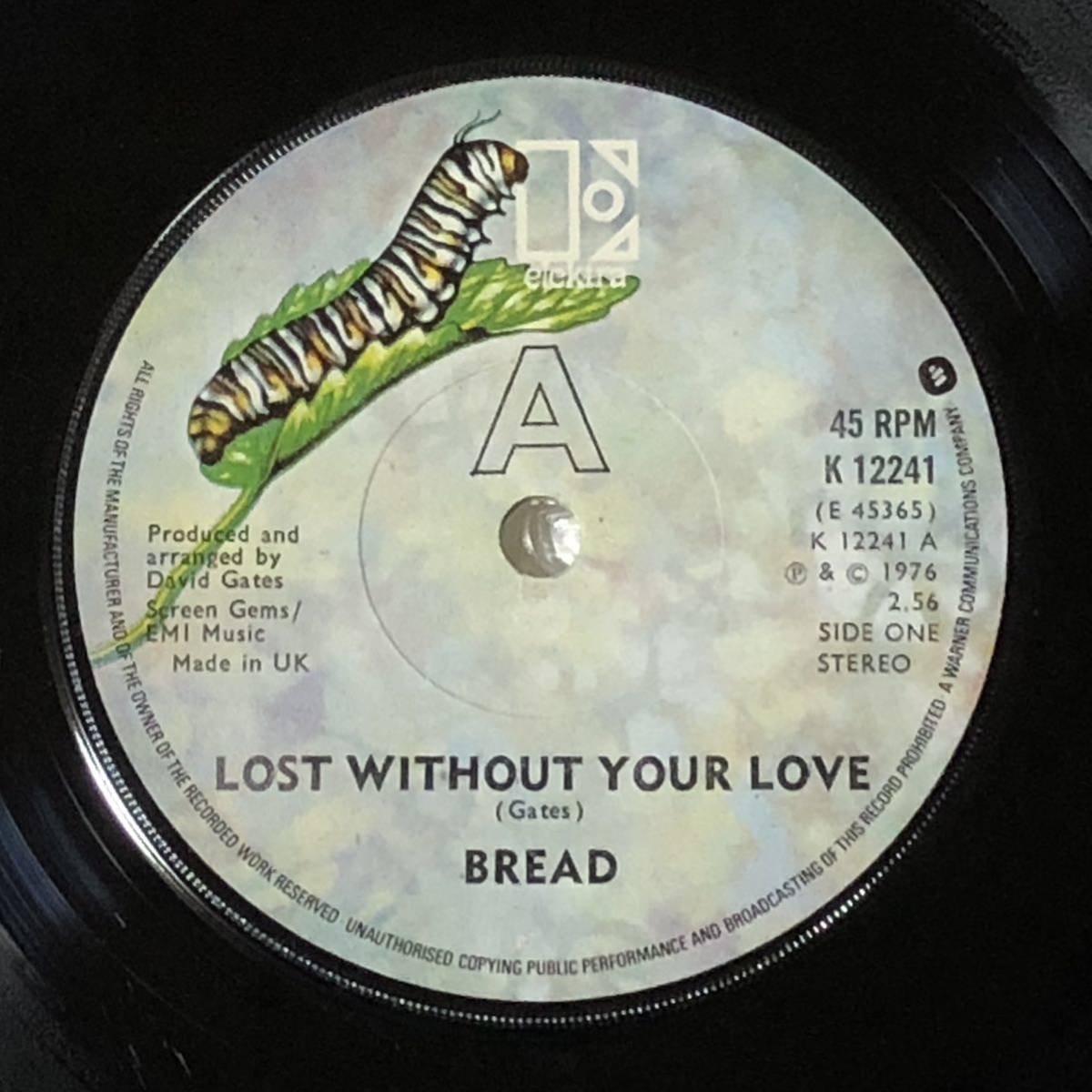 Bread / Lost Without Your Love UK Orig 7' Single_画像1